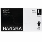 CPM GUANTI IN NITRILE NERO HANSKA MISURA L.