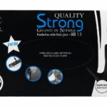 ROIAL GUANTI IN NITRILE STRONG NERO MISURA M.