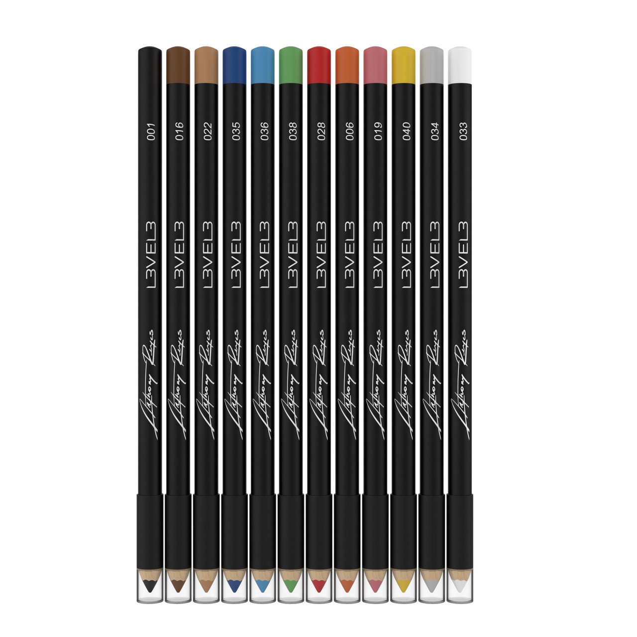 092894 -- 000 (9238) L3VEL3 MATITE LINER PENCILS CF. 12PZ. LV3048 - immagine 1