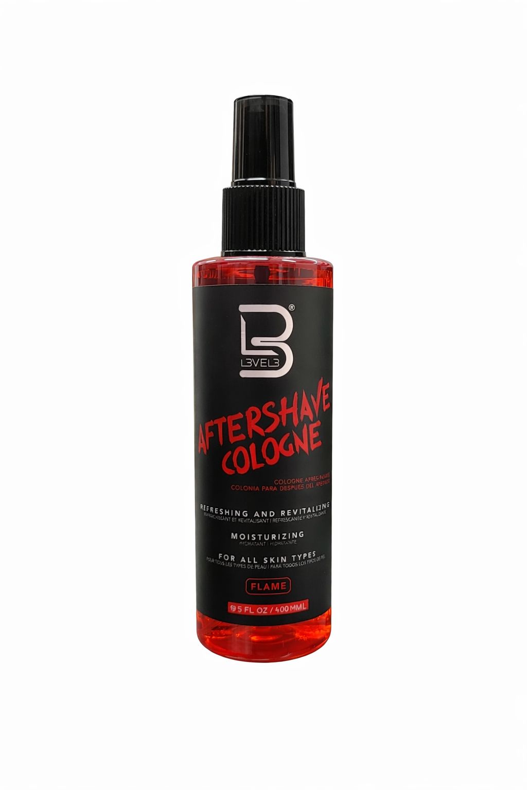 092912 -- 000 (9212) L3VEL3 AFTERSHAVE SPRAY FLAME 400 ML COLOGN LV3143 - immagine 1