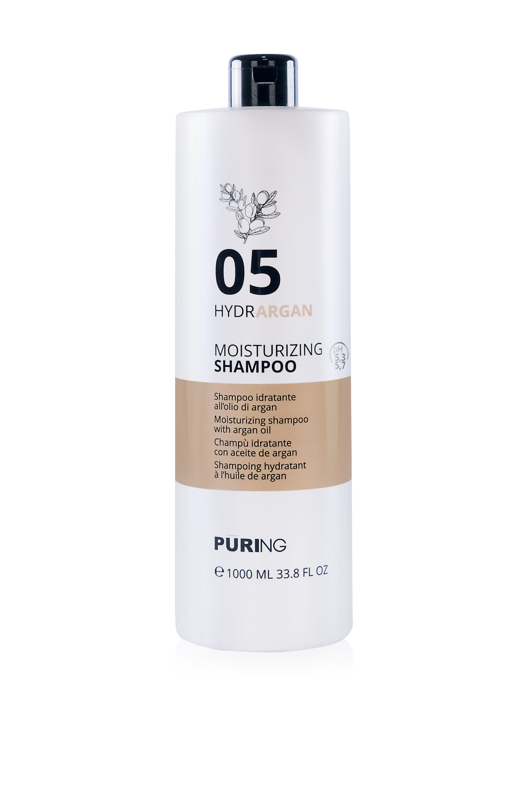 1027459 -- 000 (9063) PURING 05 HYDRARGAN SHAMPOO IDRATANTANTE ARGAN1000 ML. - immagine 1