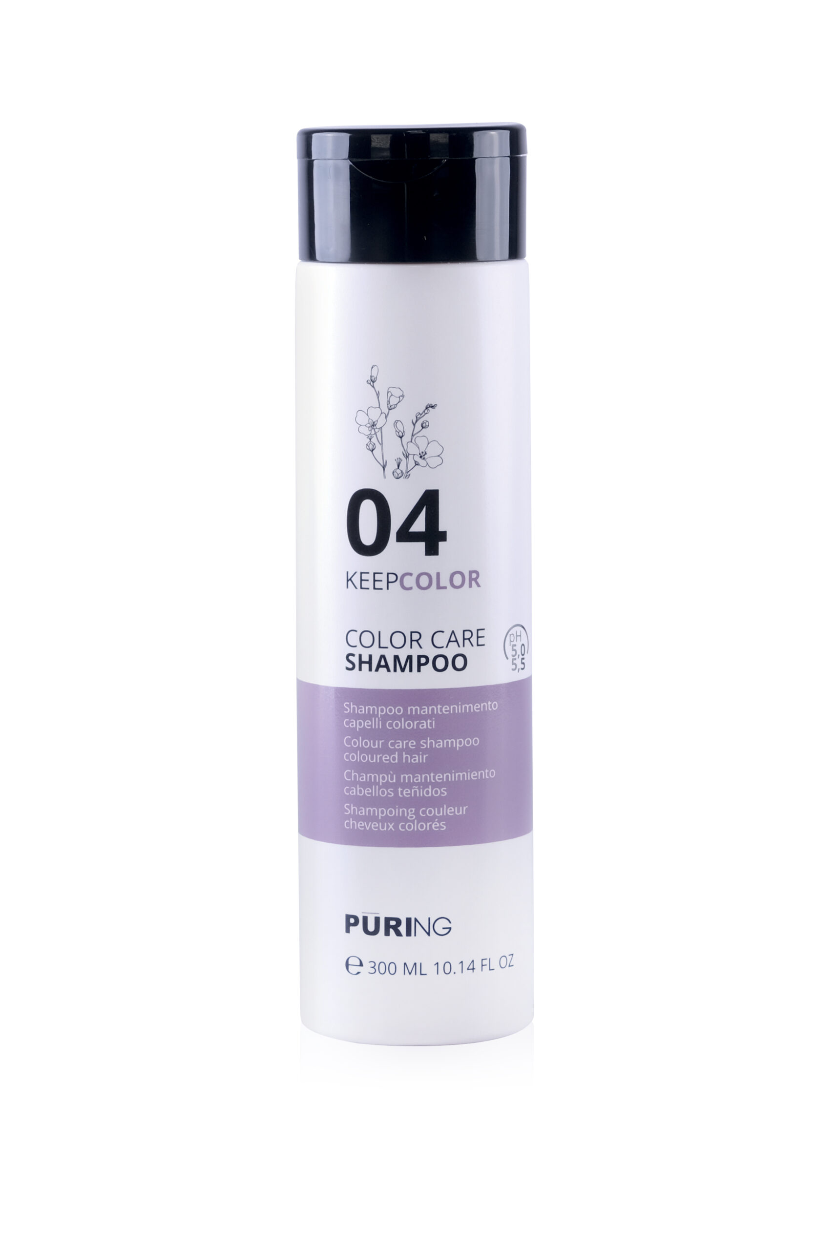 1027469 -- 000 (8964) PURING 04 KEEPCOLOR SHAMPOO MANTENIMENTO CAPELLI COLORATI 300ML - immagine 1