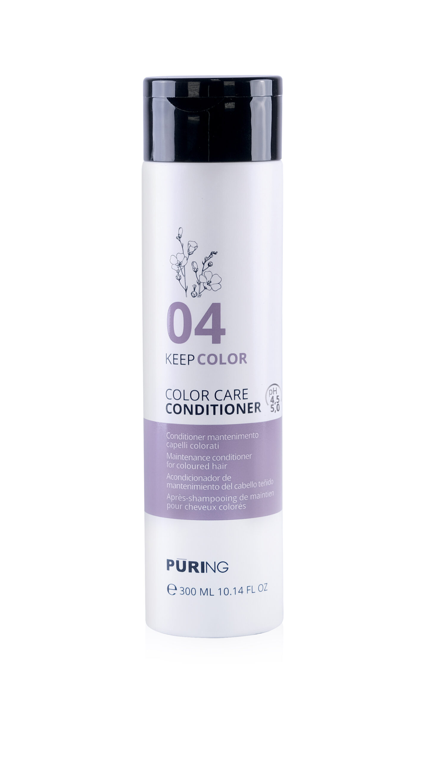 1027471 -- 000 (8958) PURING 04 KEEPCOLOR CONDITIONER CAPELLI COLORATI 300ML - immagine 1