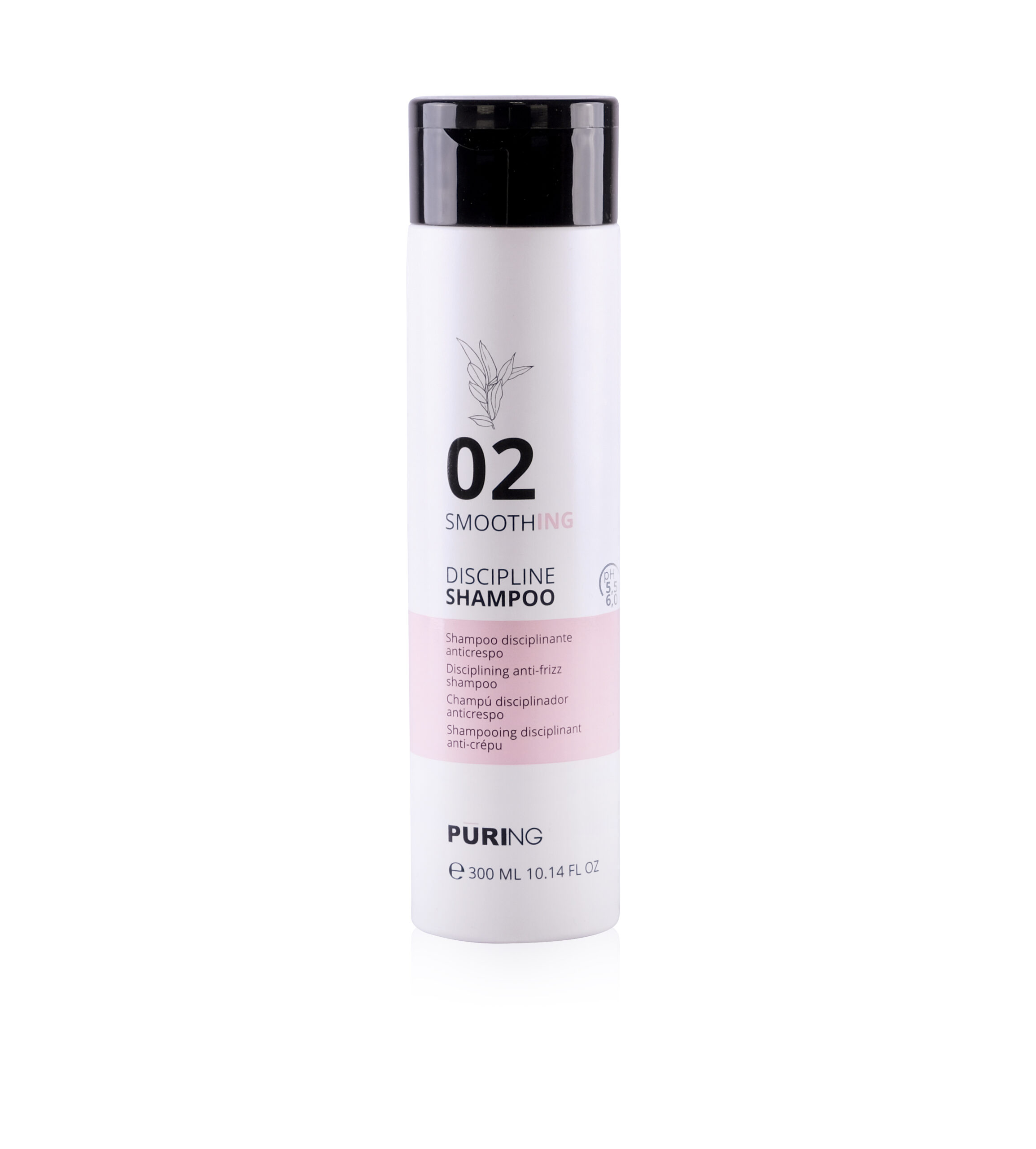 1027625 -- 000 (8962) PURING 02 SMOOTHING SHAMPOO DISCIPLINANTE ANTICRESPO 300ML - immagine 1