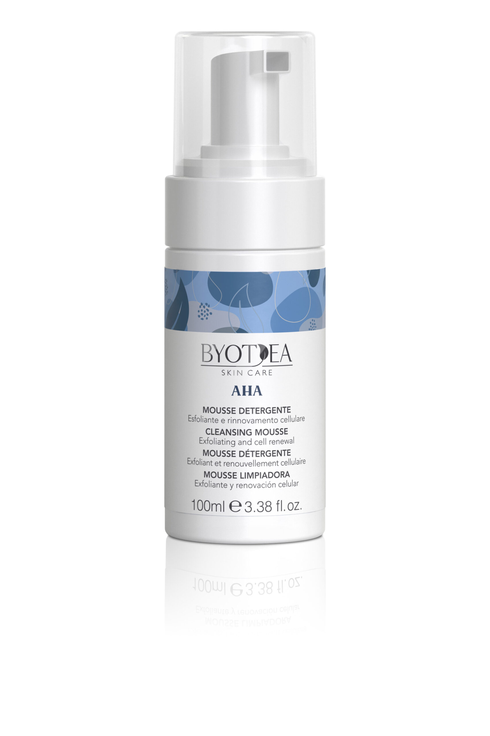 1028135 -- 000 (7719) BYOTEA AHA MOUSSE DETERGENTE ESFOLIANTE 100 ML. - immagine 1