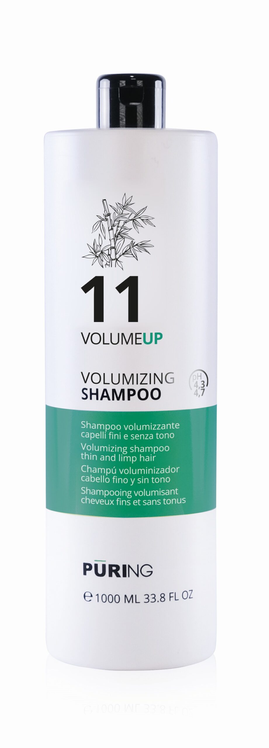 1029063 -- 000 (9061) PURING 11 VOLUMEUP SHAMPOO VOLUME 1000 ML - immagine 1
