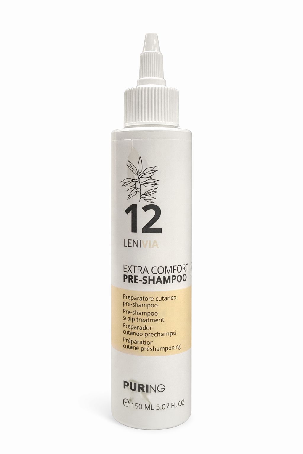 1088116 -- 000 (9155) PURING 12 LENIVIA PRE SHAMPOO CUTANEO 150 ML. - immagine 1