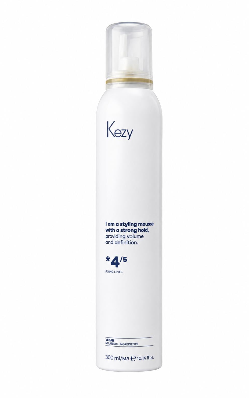 5K1101 -- 000 (12870) KEZY - VOLUMIZING STRONG MOUSSE 300 ML. - immagine 1