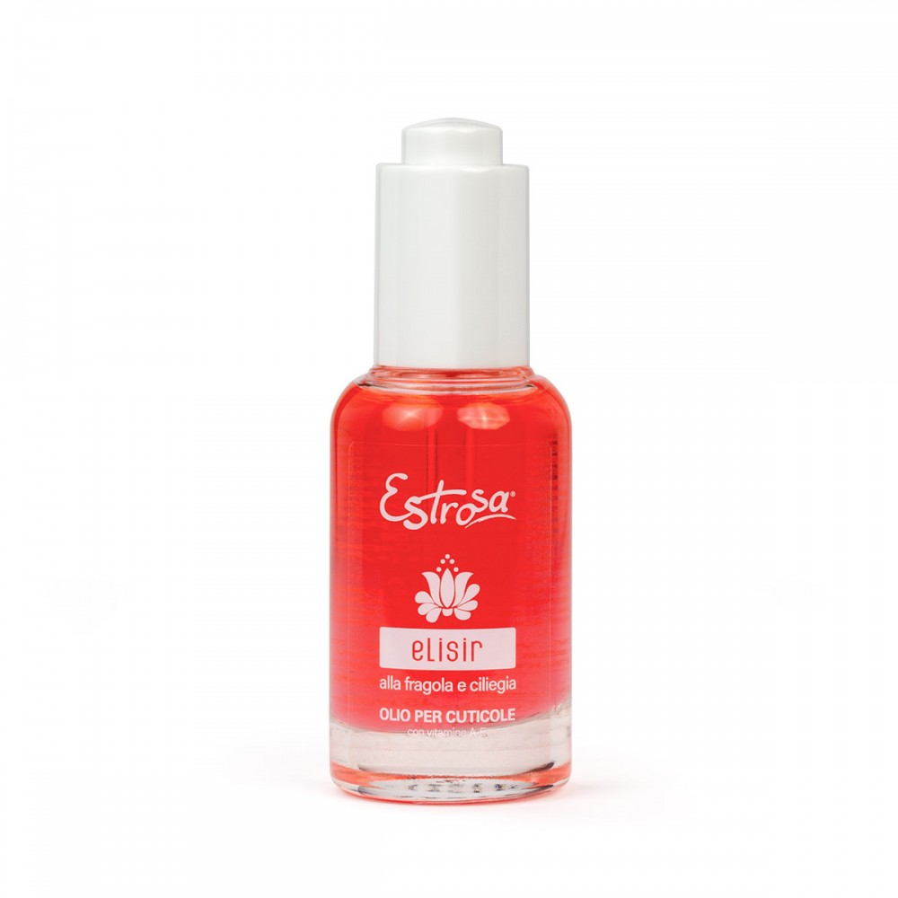 7418 -- 000 (12757) ESTROSA OLIO PER CUTICOLE ELISIR 45 ML. FRAGOLA/CILIEGIA. - immagine 1