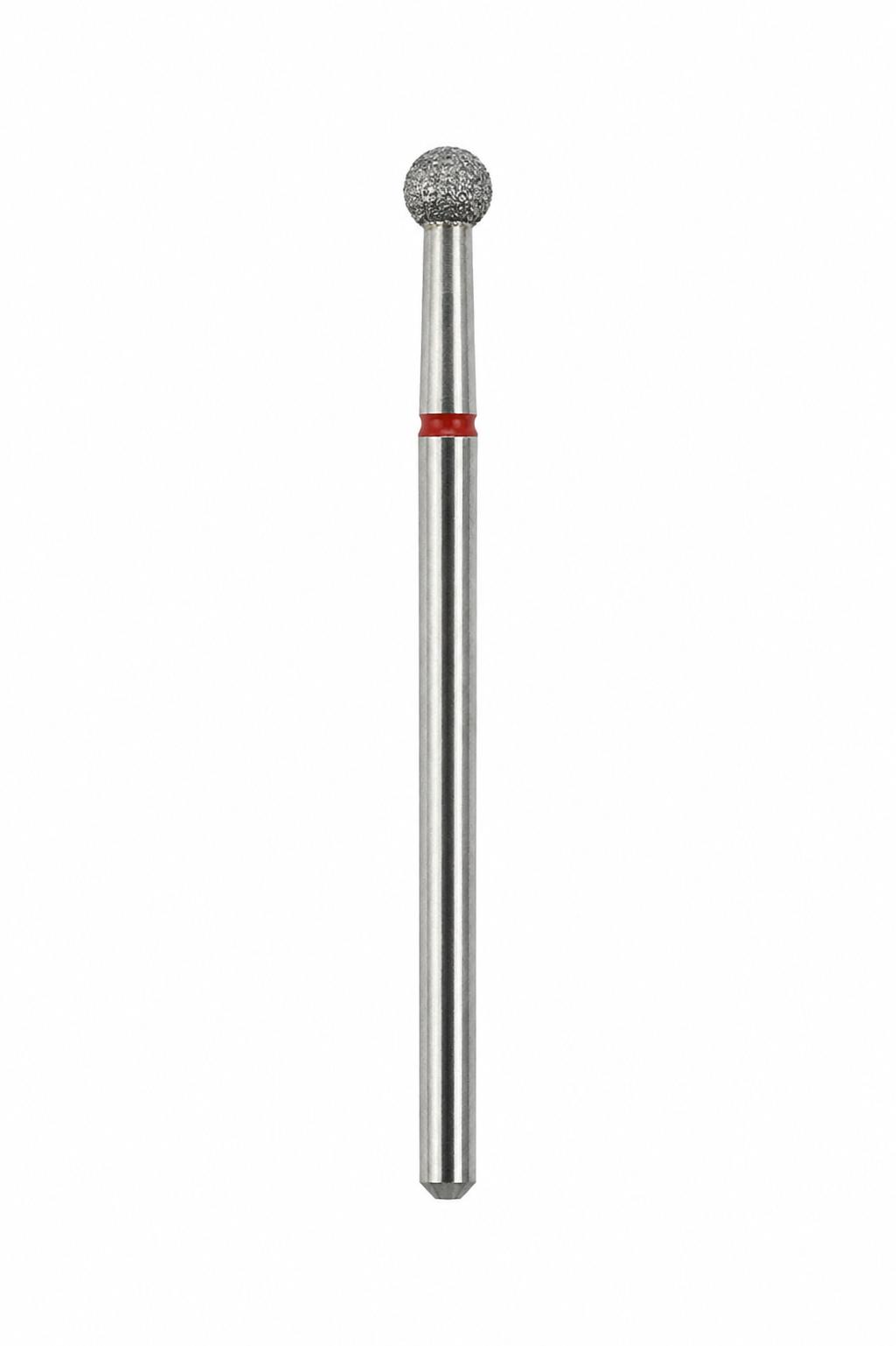 FA01R040 -- 000 (12813) STALEKS PRO PUNTA DIAMANTATA A SFERA, COLORE ROSSO, EXPERT DIAMETRO 4 MM. - immagine 1
