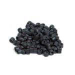 SEISETA ANELLI IN ALLUMINIO CON SILICONE COLORE NERO 150PZ